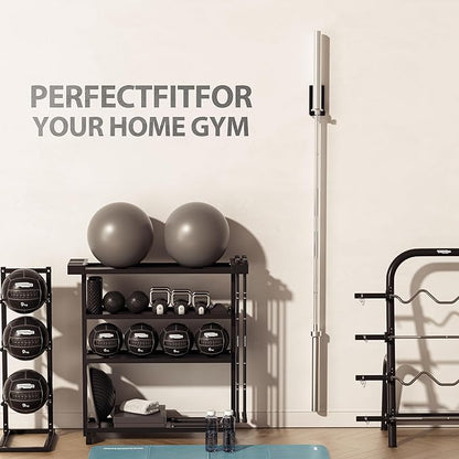 Signature Fitness Wall Mount Vertical Barbell Hanger Olympic