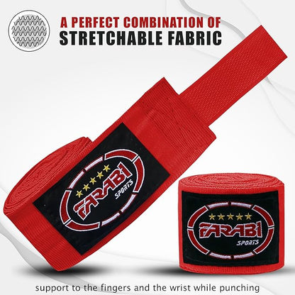 Farabi Sports Boxing Hand Wraps for Men, Women Boxing Wraps 180 inch Adult Hand Wraps for MMA Muay Thai Kickboxing Martial Arts Punching Bag and Training