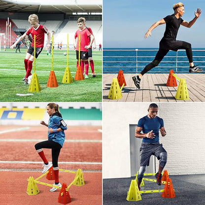 Yes4All Speed Training Agility Hurdles Cone Set