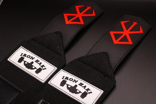 Anime Wrist Wraps Ideal for Weightlifting, Powerlifting, and CrossFit. One Size Fits All. Premium Wrist Support for Gym Workouts