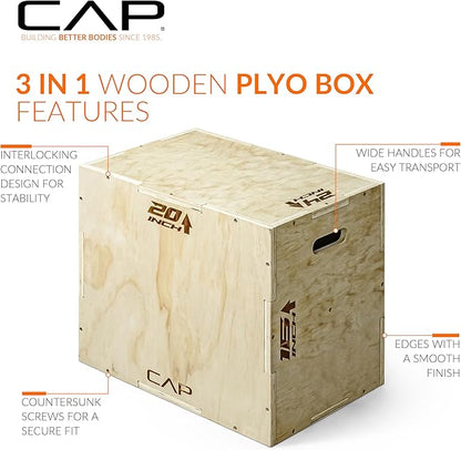 CAP Barbell 3-in-1 Plyometric Box