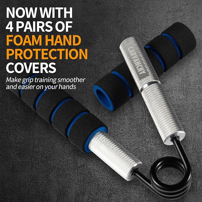 Grip Strength Trainer Set 50-300LB(6 Pack),