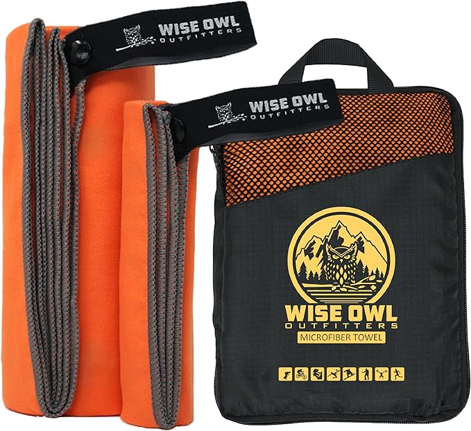 Wise Owl Outfitters Camping Towel - Camping Accessories