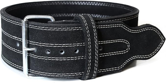 SERIOUS STEEL FITNESS Leather Weight Lifting Belt 4" Wide 10mm Thick