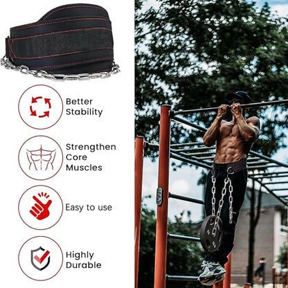 Dip Belt Weight Lifting Belt with Heavy Duty