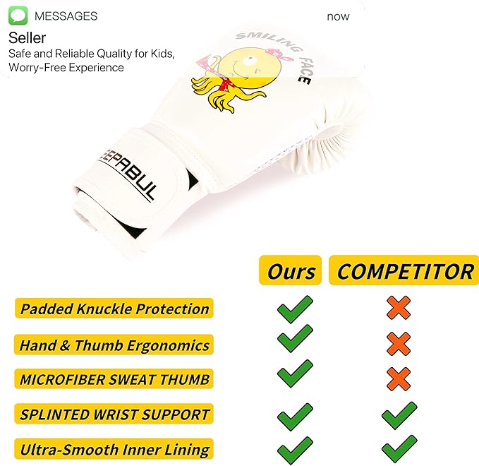 Upgrade Kids Boxing Gloves for 3-8 Year Boys and Girls, Toddler Boxing Gloves for Kids Training, Boxing Gloves Kid Sparring for Punching Bag, Kickboxing, Muay Thai, MMA
