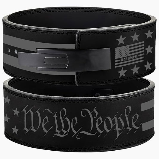 Weight Lifting Belt - Lever Gym Belt for Weightlifting 10mm Leather 4 Inches