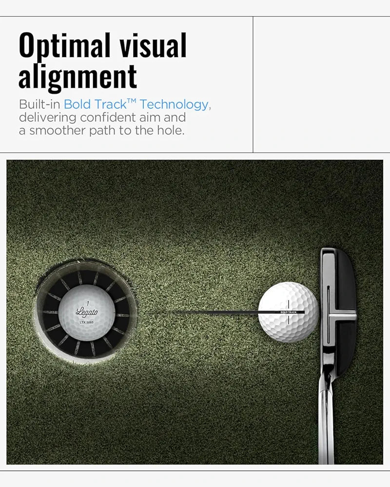 Legato Golf Balls LTX3085 | Designed to Help Golfers Break 90 | Maximized Distance with Soft Feel | 3 Piece | Urethane Cover | 85 Compression
