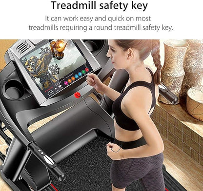 Treadmill Safety Key for Nordic Track, Proform, Image, Weslo, Reebok, Epic, Golds Gym, Freemotion, and Healthrider Treadmills