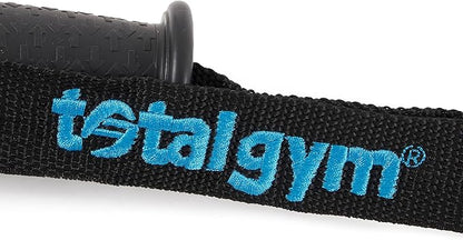 Total Gym 40950H Flexible Nylon Strap Handles for Comfortable and Versatile Workout Routines on Home Machines, Black