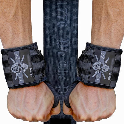 Iron Infidel Wrist Wraps for Weightlifting - 18" and 24" Heavy Duty Support for Working Out, Gym Accessories for Men - Use for Lifting, Crossfit, Fitness, Exercise, Bench Press, Powerlifting