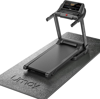 UMAY Fitness Workout Mat for Pelton Bike Treadmill 5mm Thick,