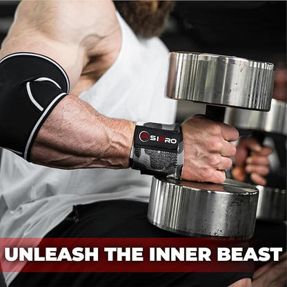 Wrist Wraps for Weightlifting 18" Wrist Straps for Weightlifting Weight Lifting Wrist Wraps for Men & Women, Muñequeras para Gym Wrist Support for Working Out, Gym Wrist Wraps for Powerlifting