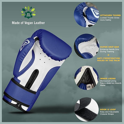 Farabi Sports Kids Boxing Gloves 4, 6, 8-oz Boxing Gloves for Kids Junior Boxing Gloves Youth Boxing Gloves Boys and Girls Boxing Training Gloves for MMA Muay Thai & Punching Bag