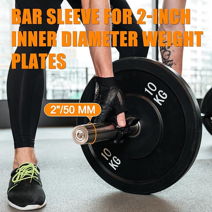 Olympic Barbell Weight Bar for Weightlifting 7ft/6ft/5ft for 500lbs/400lbs/330lbs Weight