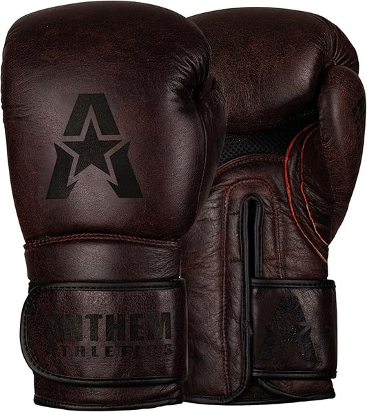 Anthem Athletics Stormbringer Full Grain Leather Boxing Gloves Men Women Muay Thai Gloves 12 oz 14 oz or 16 oz Boxing Gloves