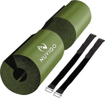 Barbell Pad Squat Pad for Lunges and Squats - Hip Thrust Pad for Standard and Olympic Bars - Provides Cushion to Neck and Shoulders While Training