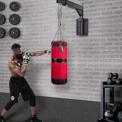 BeneLabel Wall Mount Heavy Bag Hanger, Heavy Duty Punching Bag Stand, Boxing Bag Bracket for Home Gym Indoor Outdoor, 800 LB Capacity