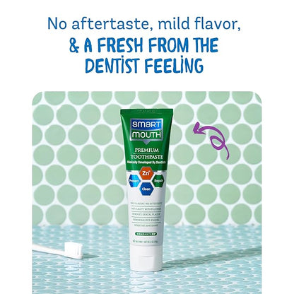 SmartMouth Premium Toothpaste for Elite Oral Health Protection, 6 oz, 4-Pack