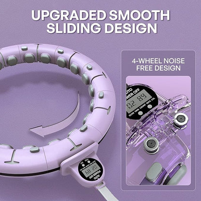 U1-28/30 Knots, Magnetic Lock Smart Weighted Hula Hoop