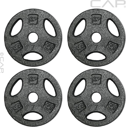 CAP Barbell Standard 1-Inch Grip Weight Plates