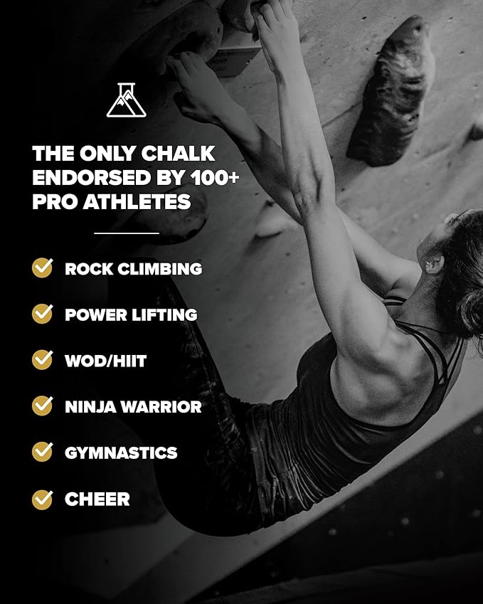 Friction Labs Magic Chalk Ball & Magic Chalk Ball PRO - Premium Gym Chalk in Refillable Sock - Non Toxic - Great for Climbing, Gymnastics, Weightlifting, Crossfit, Pool, Training