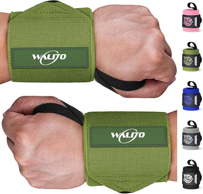 Wrist Wraps for Weightlifting-21" Lifting Wrist Straps for Weightlifting,Weight Lifting Wrist Wraps with Thumb Loop,Breathable Wrist Brace, Avoid Injury and Maximize Grip for Men & Women Powerliftin