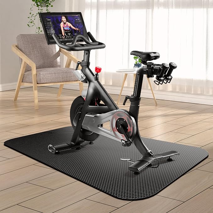 Bike Mat Exercise Bike Mat 23.6" × 47.3")