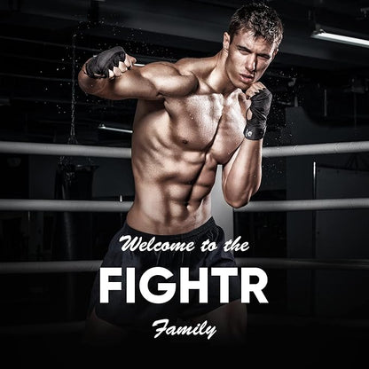 FIGHTR® Boxing Handwraps 160 inches semi-Elastic Hand Wraps with Thumb Loop for Boxing, MMA, Muay Thai & Martial Arts