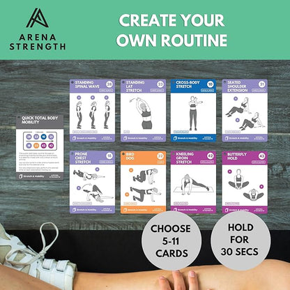 Arena Strength Workout Cards - Instructional Fitness Deck