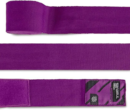 Sanabul Elastic 180 inch Boxing Hand Wraps for Boxing Gloves Muay Thai Kickboxing MMA Wraps for Men & Women