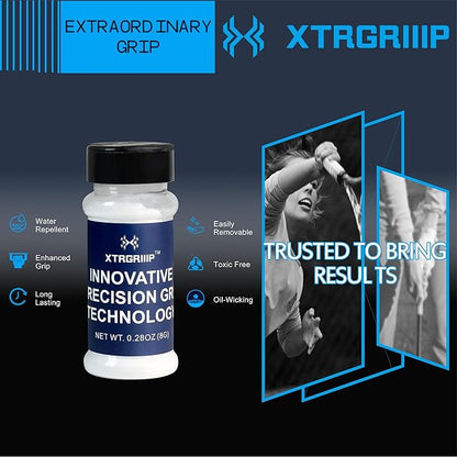 Grip Enhancer Replacement for Liquid Chalk, Pole Grip, Gym Chalk, Workout Grip, Golf Grip, Tennis Grip, Racket Grip, Climb Chalk, Gymnastics Grip, Weight Lifting Chalk, Bat Grip, Anti-Slip