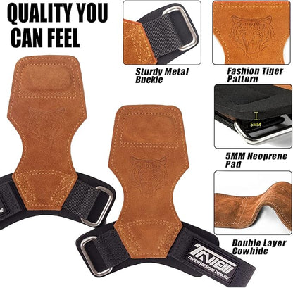 Wrist Straps for Weightlifting for Maximum Grip Support - Lifting Deadlift Strap & Weight Lifting Grips Gloves for Working Out Pull Up Deadlifting & Shrugs