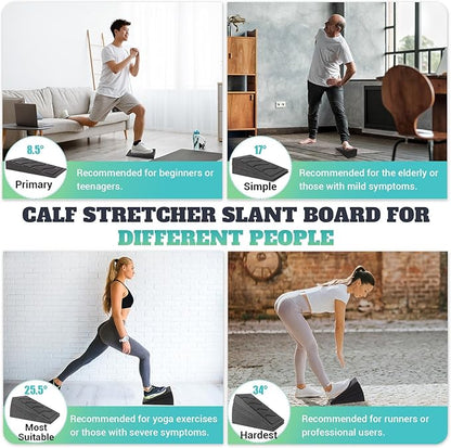 Slant Board for Calf Stretching 5 Adjustable 480 lbs