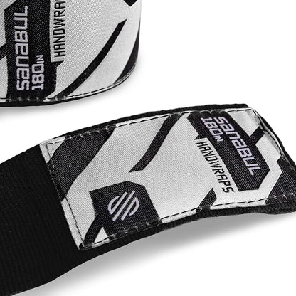Sanabul Elastic 180 inch Boxing Hand Wraps for Boxing Gloves Muay Thai Kickboxing MMA Wraps for Men & Women