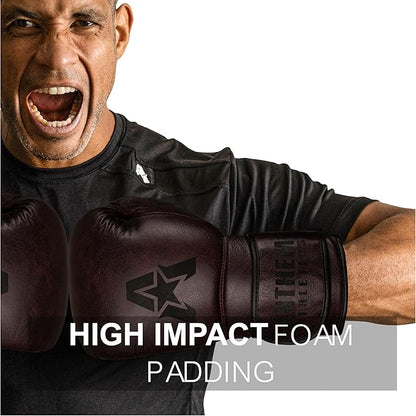 Anthem Athletics Stormbringer Full Grain Leather Boxing Gloves Men Women Muay Thai Gloves 12 oz 14 oz or 16 oz Boxing Gloves