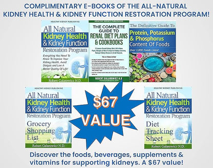 Bio Fiber, Kidney Cleanse Detox & Repair - Restorative Kidney Support & Kidney Supplement to Remove Waste, Kidney Health Supplement - Add to Tea for Kidney Health - 5 LBS 2 Pack