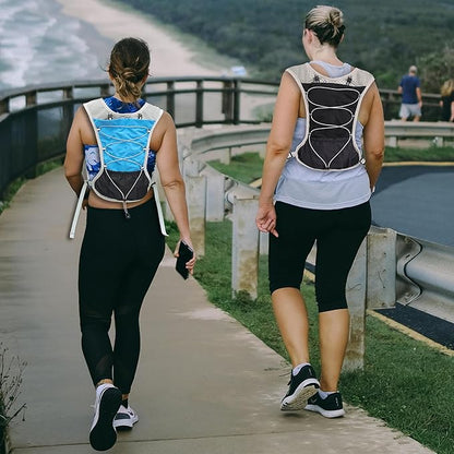 Hydration Running Vest Ultra-Lightweight for Women Men [2025 Upgraded], Breathable All-Weather Water Vest Hiking Backpack, Adjustable Water Backpack for Hiking, Cycling, Trail Marathon Race