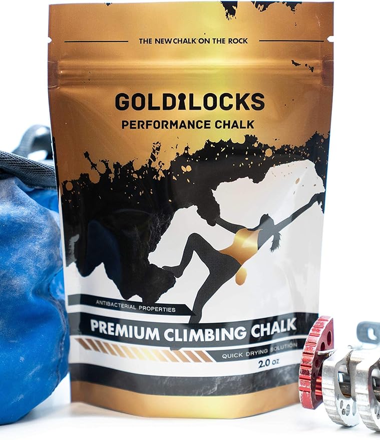 Goldilocks Chunky Chalk for Rock Climbing, Crossfit, Weight Training, Gymnastics, & More - White, Pink, & Stone
