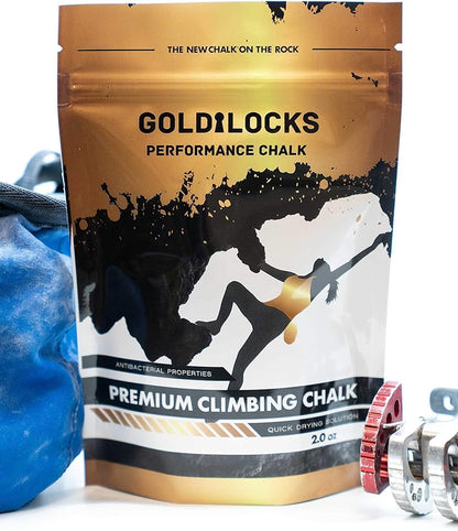Goldilocks Chunky Chalk for Rock Climbing, Crossfit, Weight Training, Gymnastics, & More - White, Pink, & Stone