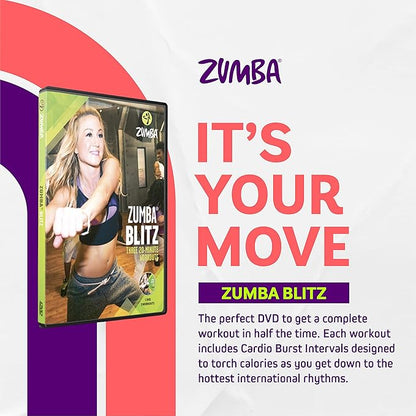 ZUMBA Blitz Dance Workout DVD, Three 20-Minute Dance Workouts for Cardio Lovers