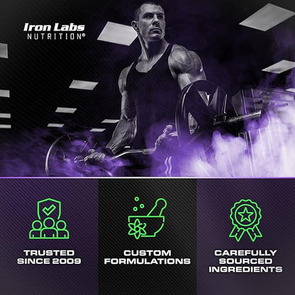 Iron Labs Nutrition Cycle Support Plus NAC (N-Acetyl-L-Cysteine) - On Cycle Support Supplements for Men - with N Acetyl L Cysteine, Milk Thistle, Hawthorne Berry and More (240 Capsules)