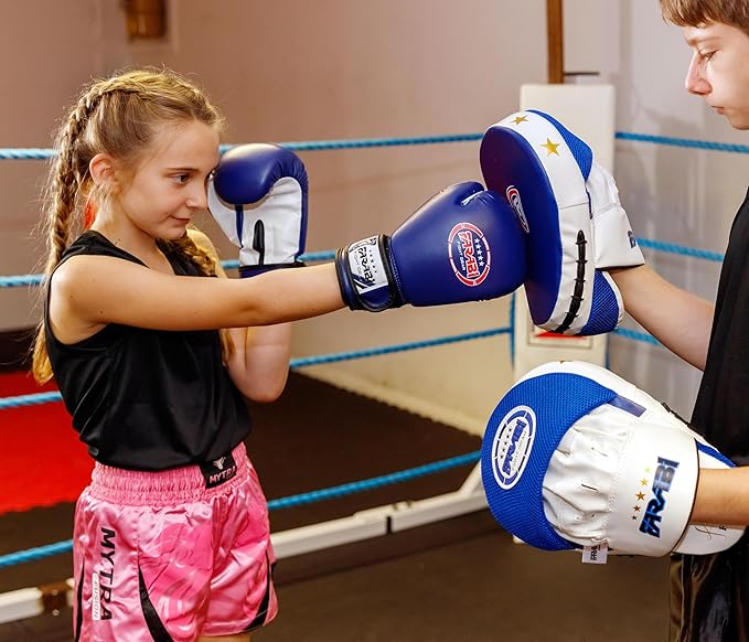 Farabi Sports Kids Boxing Gloves 4, 6, 8-oz Boxing Gloves for Kids Junior Boxing Gloves Youth Boxing Gloves Boys and Girls Boxing Training Gloves for MMA Muay Thai & Punching Bag