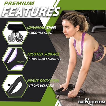 BODY RHYTHM Abdominal & Core Coaster Strength Workout Trainer