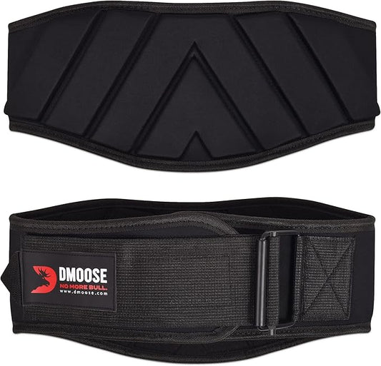 DMoose Fitness Weight Lifting Belt 6 Inch