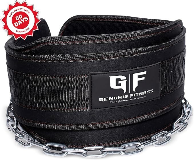 Dip Belt With Chain For Weightlifting