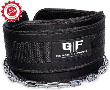 Dip Belt With Chain For Weightlifting