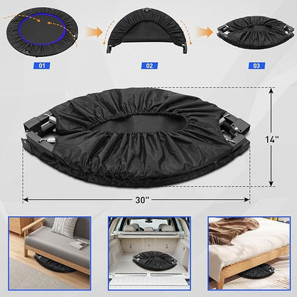 HYD-Parts 40" Foldable Mini Trampoline for Adults and 330lbs