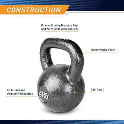 Marcy Hammertone Kettle Bells - 10 to 55 lbs. HKB Workout Weights