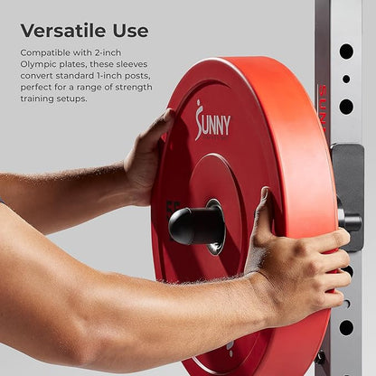 Sunny Health & Fitness Power Cage Squat Rack Upgrade Attachments, Dip Bar, Plate Bar Holder, Belt Squat, J Hook, Lat, Adapter, U Ring, Pull Up Bar, Landmine, Captain's Chair, Tricep Rope For Home Gym